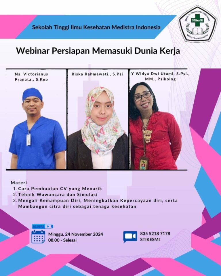 Webinar Persiapan Memasuki Dunia Kerja