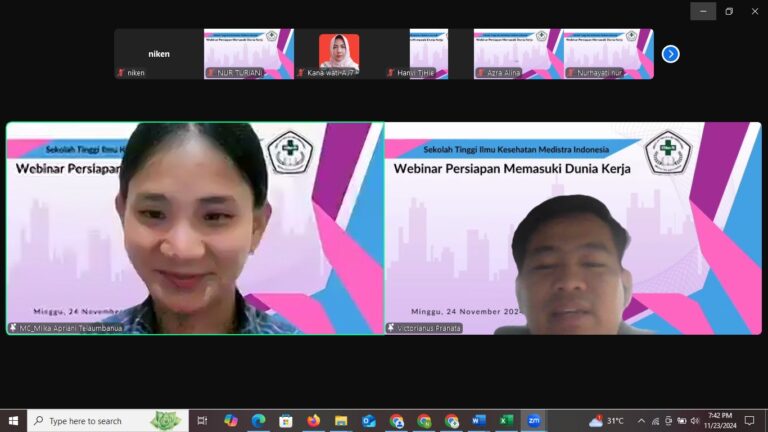 Dokumentasu Webinar Persiapan Memasuki Dunia Kerja